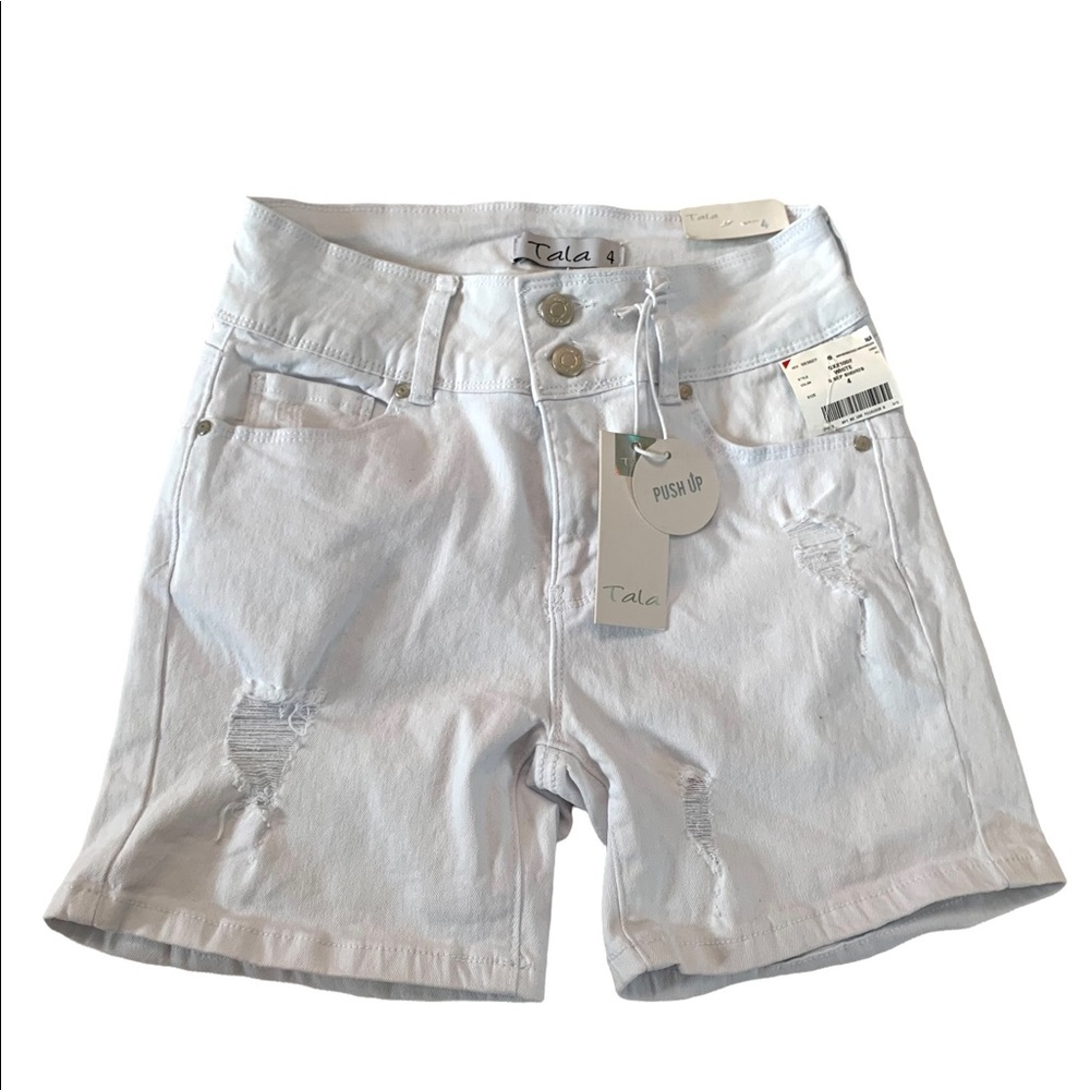 Tala White Short pants size 4